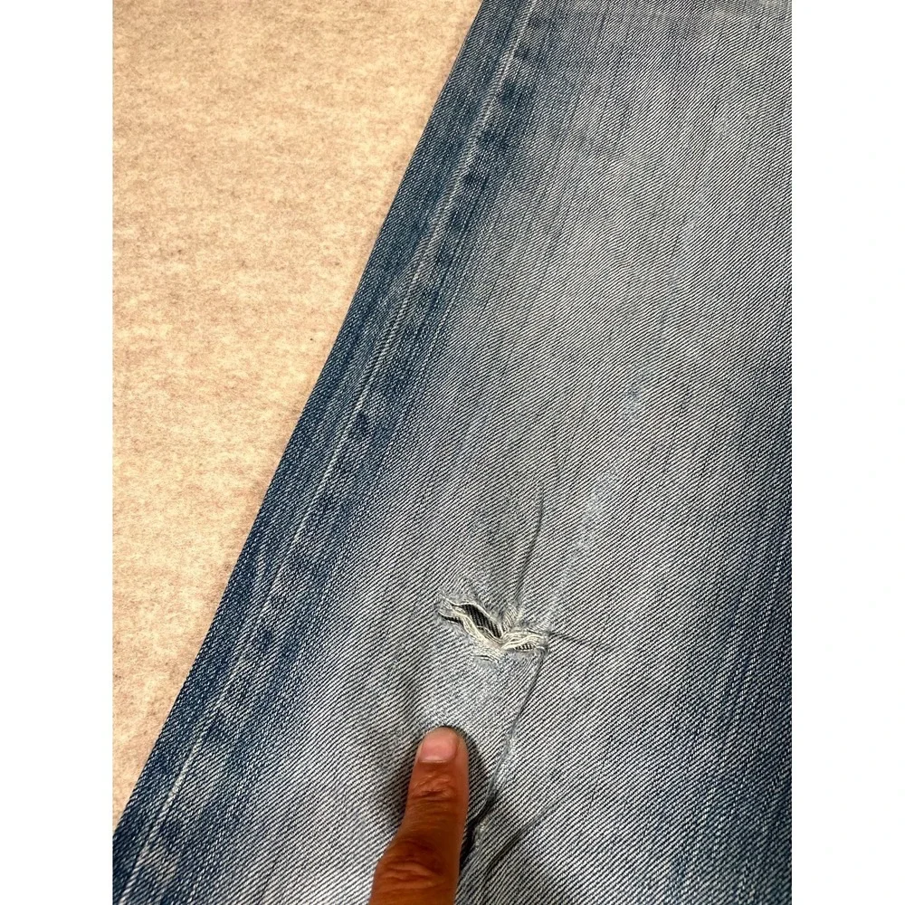 Levis 501‎ Original Fit Jeans Mens 36x36 Blue Denim Cotton Mid Rise Straight Leg